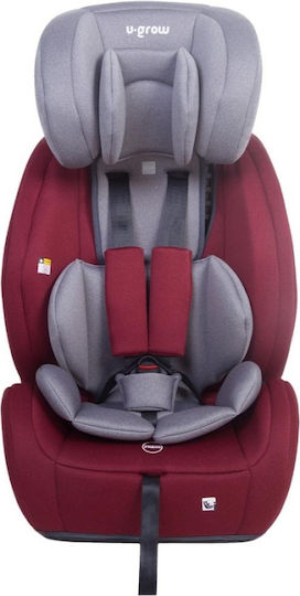 U-Grow Καθισματάκι Αυτοκινήτου i-Size με Isofix Κόκκινο 9-36 kg