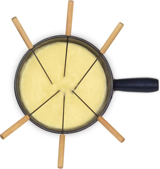 HKoenig Mont Joux Vas pentru Fondue Electric Din fonta Albastru