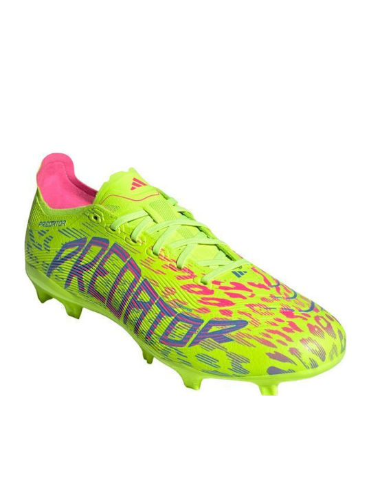 adidas Predator League Ποδοσφαιρικά Παπούτσια με Τάπες FG/MG Μπεζ
