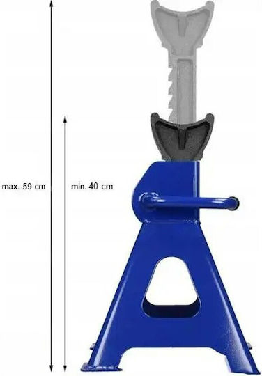 HAMA Set Car Support Stands with Maximum Pressure Up to 6 Tons