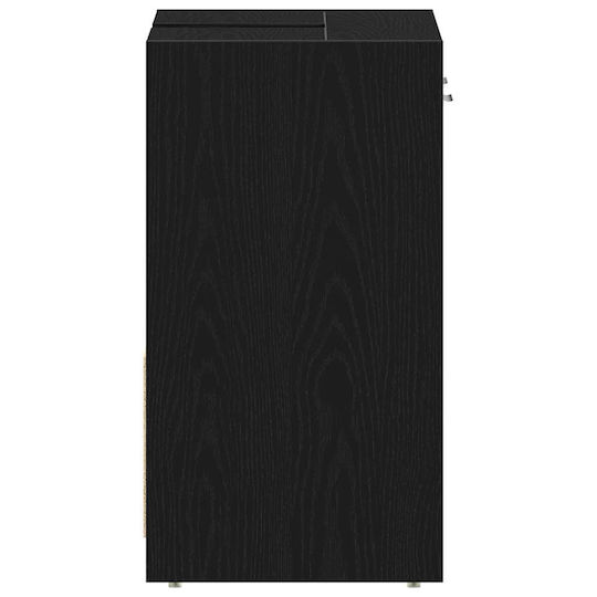 vidaXL Countertop without Sink L60xW33xH60cm Black Oak