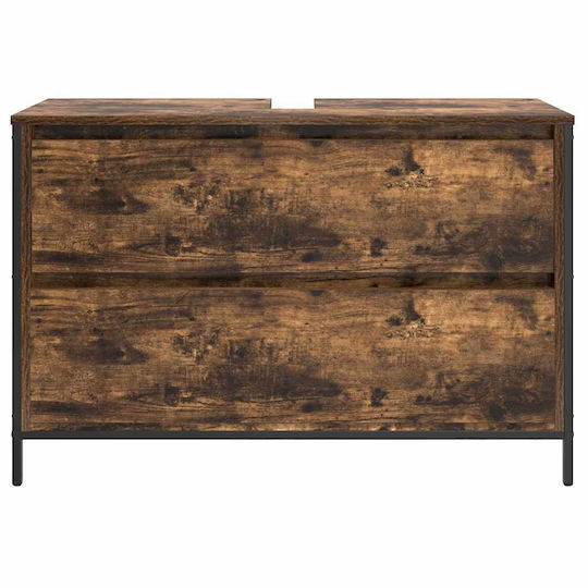 vidaXL Blat fără Lavoar L90xW34.5xH60cm Maro