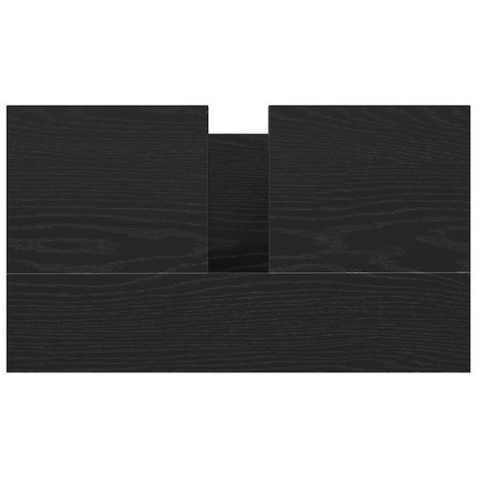 vidaXL Countertop without Sink L60xW34.5xH60cm Black Oak, Black