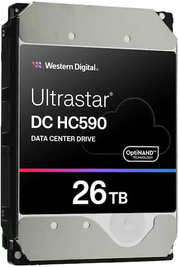 Western Digital DC HC690 26TB HDD Hard Drive 3.5" SATA III 7200rpm with 512MB Cache for NAS / Server / Recorder 0F65672