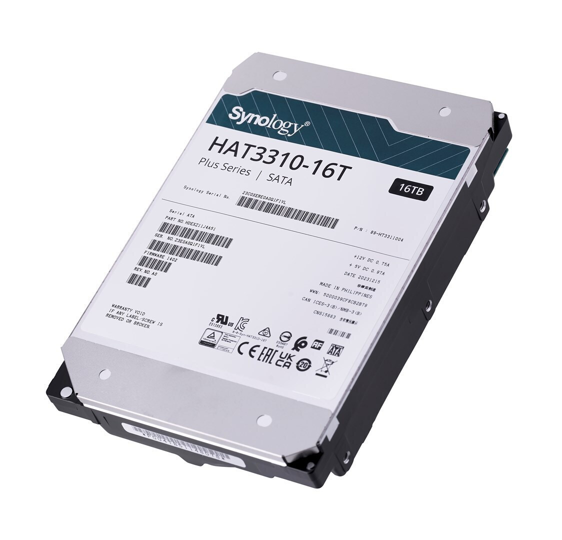 NAS用HDD】Synology HAT3310-16T [16TB 3.5 SATA 7,200rpm / NAS NAS用HDD】Synology HAT3310-16T [16TB 3.5 SATA 7,200rpm / NAS