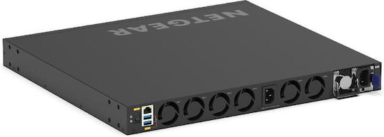 NetGear XSM4340FV-100NES Managed L3 Switch με 32 Θύρες Gigabit (1Gbps) Ethernet και 8 SFP Θύρες