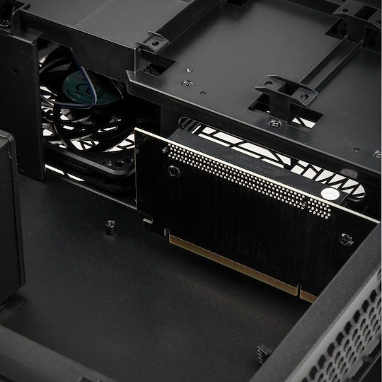 Silverstone Raven RVZ03 Gaming Mini Tower Κουτί Υπολογιστή με RGB Φωτισμό Μαύρο
