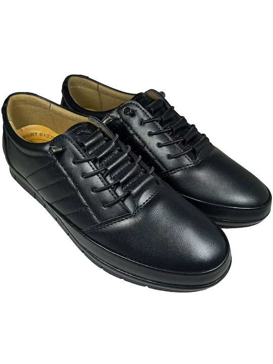 Dafni Damen Oxfords in Schwarz Farbe