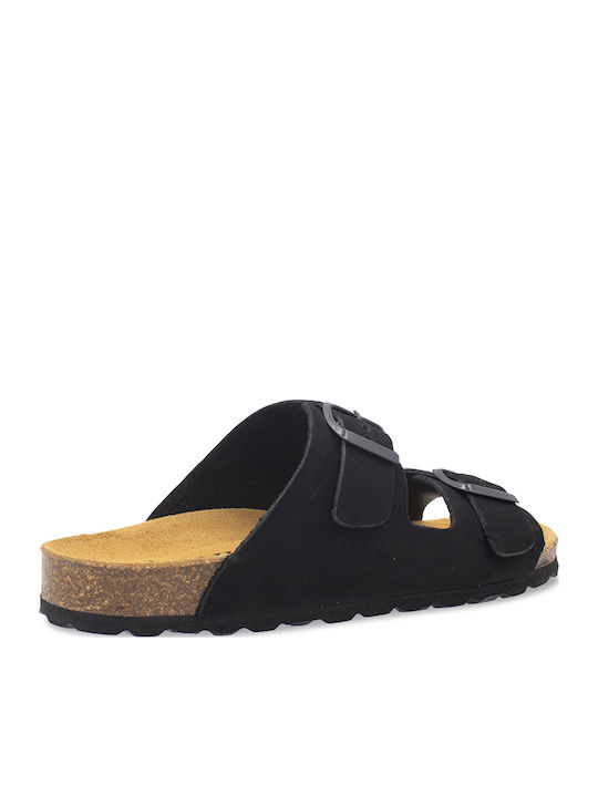 Flache Sandalen für Damen in Schwarz Farbe