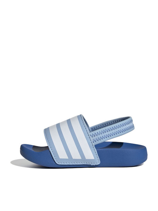 Kinder Badeschlappen Blau Adilette
