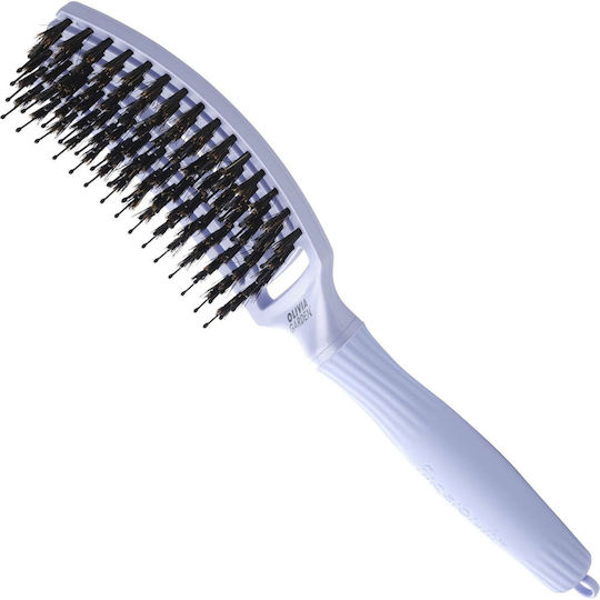 Olivia Garden Fingerbrush Brush Hair for Detangling Blue