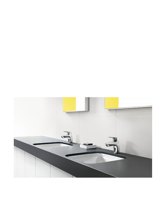 Hansgrohe Αναμεικτική Μπαταρία Νιπτήρα Ασημί