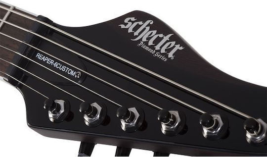 Schecter Reaper 6 Ηλεκτρική Κιθάρα ST Style Custom Gloss Black