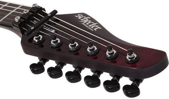Schecter Reaper 6 Elite Fr Ηλεκτρική Κιθάρα ST Style με S Διάταξη Μαγνητών Blood Burst