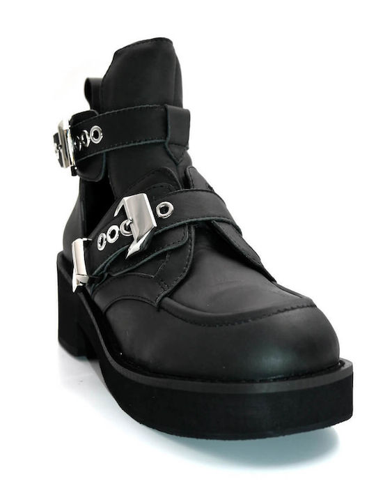 Jeffrey Campbell Coltrane Black 010100070900141 Μποτάκια Μαύρα
