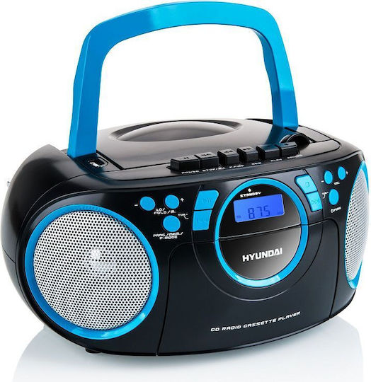 Hyundai Trc788au3bbl Hyundai Tragbares Radio-CD-Spieler mit Radio USB Bluetooth Schwarz