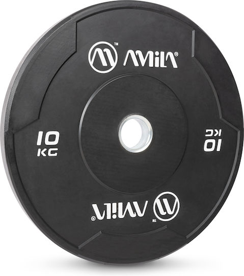 AMILA Set of Plates Olympic Type Rubber 1 x 10kg Φ50mm