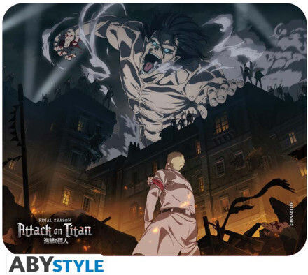 Abysse Mouse Pad Multicolour 235mm Attack on Titan S4