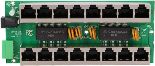 Extralink Poe Injektor 8 Port Gigabit Modus B