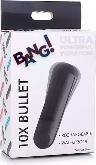 XR Metal Vibrating Ball with 10 Speeds Xr Brands Вибратор Bullet Черен
