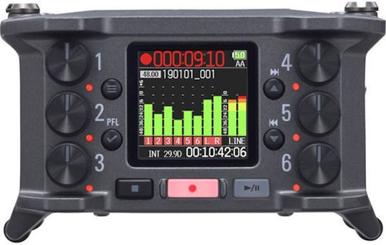 Zoom F6 Case Set Polyphonic Digital Portable Recorder Battery/Power for Recording on Memory Card with Recording Duration 16.5 Hours, Phantom Power and USB Power Supply