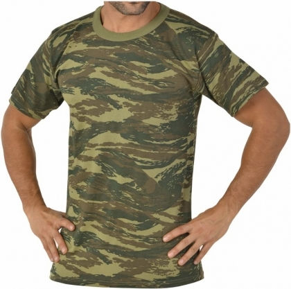6 Pack Φανελάκια Κοντο Μανικι Βαμβακερό Παραλλαγης 304-61 Χακί Πράσινο Onurel