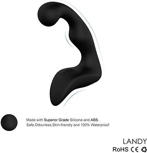 SMD Prostate Vibrator Ball Πρωκτικός Δονητής Large Μαύρος