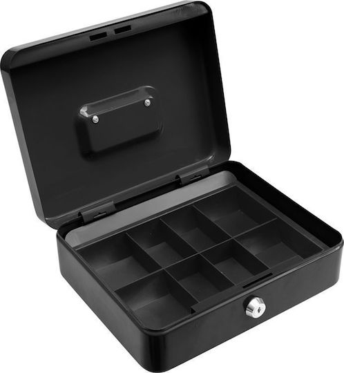 Vorel Kassenschrank mit Schloss 78626 Schwarz