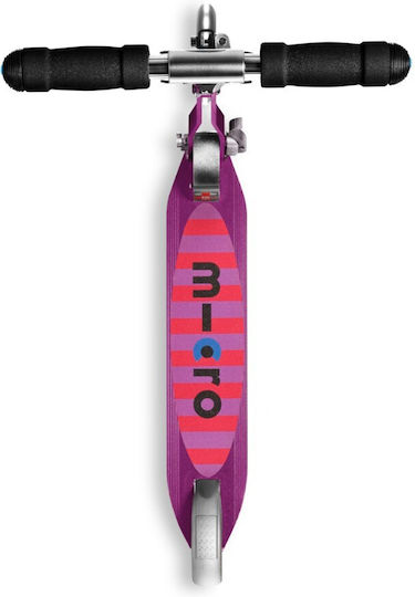 Micro Scuter Copii Pliabil Sprite LED 2 Roți Pentru 6+ Ani Violet