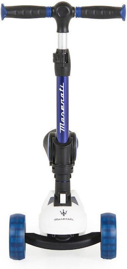 Byox Kids Scooter Foldable Maserati 3-Wheel with Seat for 18 Months Blue