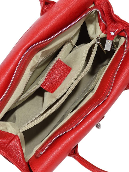 Passaggio Leather Leder Damen Tasche Schulter Rot