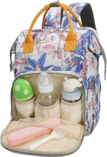 Queen Mother Τσάντα-Αλλαξιέρα Πλάτης Aerbear Baby Πολύχρωμη 30x15x42εκ.