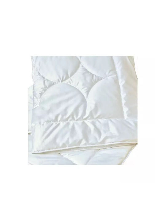 Billerbeck Bettdecke Doppelbett 200x220cm Bamboo Uno Weiß