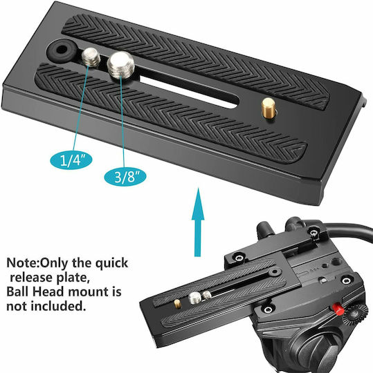 Neewer 2-Pack Rapid Connect Quick Shoe Sliding Plate Camera Mounts