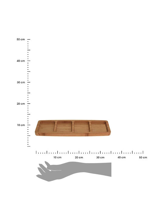 Excellent Houseware Decorative Platter Brown 33x10x1.8cm