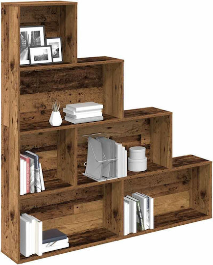 Bibliothek Alt Holz 157x24x160cm