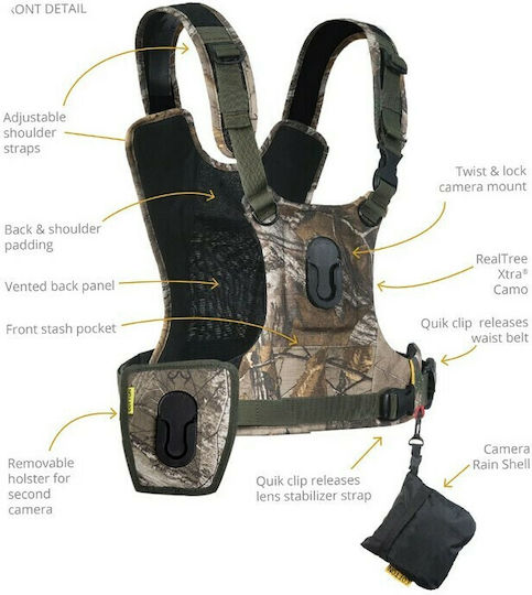Cotton Carrier Ccs G3 Camo Harness-2 147camo Σύστημα Μεταφοράς Φωτογραφικού Εξοπλισμού Καμο 2 Φωτογραφικές Μηχανές
