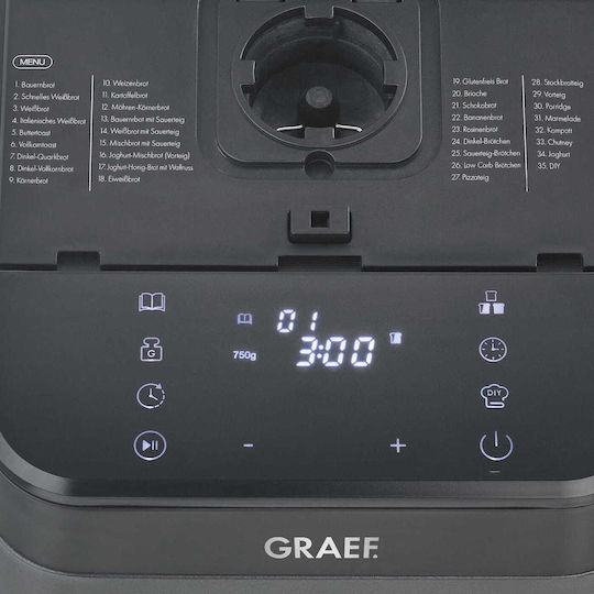 Graef Κόφτης Λαχανικών / Φρούτων 520W Μαύρος