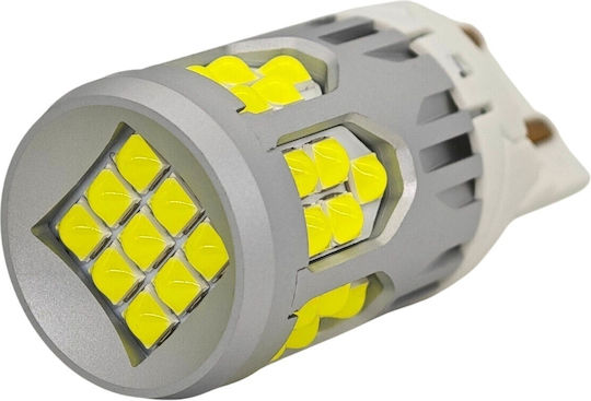Λάμπα Αυτοκινήτου W21/5W / DRL Canbus LED 5500K Ψυχρό Λευκό