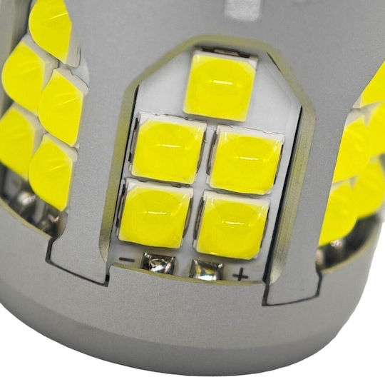 Λάμπα Αυτοκινήτου P21W / BA15S / R10W / DRL Canbus LED 5500K Ψυχρό Λευκό
