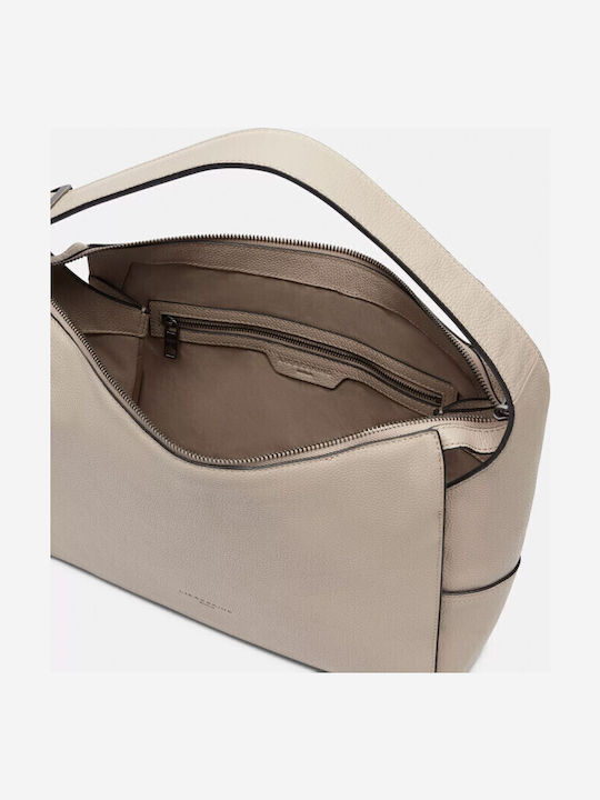 Leder Damentasche Schultertasche Braun