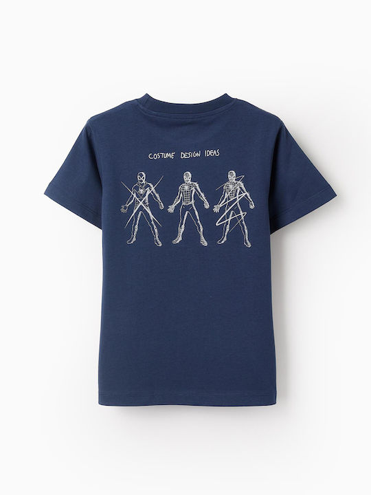 Kids' Shirt Short Sleeve Dark Blue