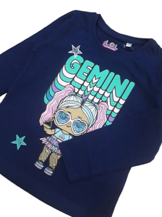 Kids' Shirt Long Sleeve Navy