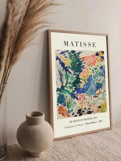 Matisse “landscape Art Collioure” Πίνακας Εκτύπωση Καμβά 60*80 Εκ Μόνο Καμβάς