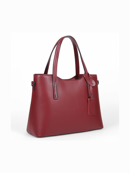 Passaggio Leather Leder Damen Tasche Tote Hand Rot