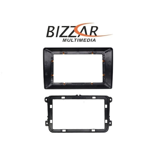 Bizzar Car Audio System for Seat Alhambra / Leon / Toledo Skoda Fabia / Octavia / Praktik / Rapid / Roomster / Superb Volkswagen Amarok / Beetle / Caddy / Eos / Golf / Jetta / Passat / Passat CC / Polo / Scirocco / Sharan / Tiguan / Touran / Transporter 2009-2015 (Bluetooth/USB/AUX/WiFi/GPS/Apple-Carplay/Android-Auto) with Touch Screen 10"