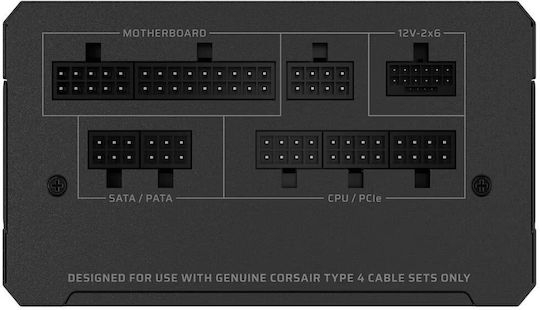 Corsair RMe 1000W Μαύρο Τροφοδοτικό Υπολογιστή Full Modular 80 Plus Gold