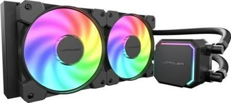 LC-Power Jet Flow Υδρόψυξη AIO CPU με 2 Ανεμιστήρες 120mm και ARGB Φωτισμό