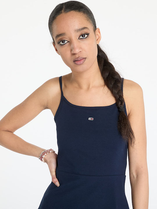 Tommy Hilfiger Essential Rochie All Day Albastră