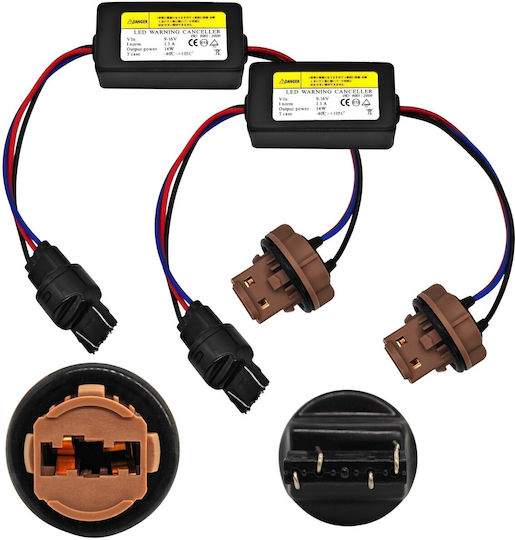 W21/5w Led 7443 Electronic Canbus 12v Fault Decoder Difficult Cars